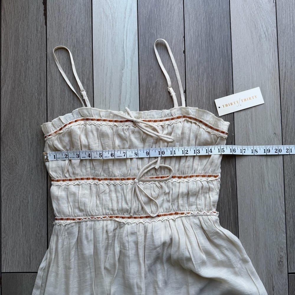 Thirty Thirty Elegant Cream Maxi Dress - Picture 2 of 5